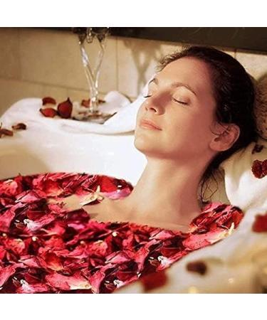EliteKoopers 50g Dried Rose Petals Flower Natural Red Rose Dried Petals Edible Buds - Buy Online on GoSupps.com