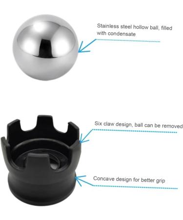 Stainless Steel Roller Ball for Face & Body Massage | Relaxation & Muscle Relief - International Shipping - Buy Online on GoSupps.com