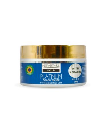 Platinum Hair Treatment Mask 250g - Advanced Blonde Enhancing Formula with Keratin Boosts Luminosity and Strength Tailored Platinum Shine