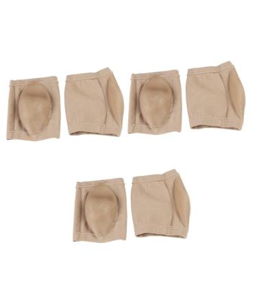 PLAFOPE 3 Pairs Gel Heel Socks Moisturizing Sock Socks Lotion Rose Hair Clips Skin Color Socks Dry Heel Sleeves Plantar Sleeve Heel Socks Comfortable Socks Gel Socks