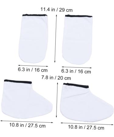 Beavorty 6 Pairs Moisturizing Work Gloves Wax Bath Hand Mitts Wax Gloves Wax Bath Gloves Paraffin Bath Cloth Gloves Insulated Gloves Paraffin Wax Mitts Insulation Cotton Keep Warm - Buy Online on GoSupps.com