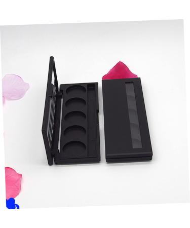 Ipetboom 4 Pcs Eyeshadow Magnetic Palette Travel Makeup Accessories Eye Shadow Box Child Makeup Powder Pack 14.8*5.1cmx2pcs Blackx2pcs - Buy Online on GoSupps.com