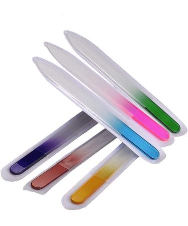 10 Pcs Glass Nail File Manicure Set - Professional Fingernail Care Tool - Buy Online on GoSupps.com