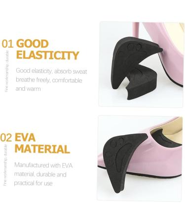 Mobestech 30 Pairs Toe Plug Adjustment Pads - Best Heel & Toe Inserts for Oversized Shoes - Cushion Sponge Shoe Fillers - Buy Online on GoSupps.com