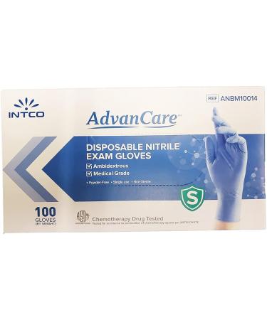 Disposable Nitrile Exam Gloves Powder Free Latex Free Blue Medium 1000 Count - Buy Online on GoSupps.com