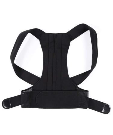 Back support Posture Corrector Men And Women Shoulder Lumbar Posture Corrector Adjustable Comfortable Back Correctors back Posture corrector (Black XX) Better life - Buy Online on GoSupps.com