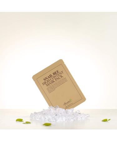 Benton Snail Bee High Content Beauty Mask Pack - 10 Sheets (0.7 oz Each) - Hydrating & Nourishing - Buy Online on GoSupps.com