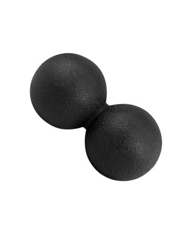 Massage roll double peanut and foot massage trigger point ball massage ball for the body yoga ball peanut vibration roller triggering point deep relaxation ball medium black