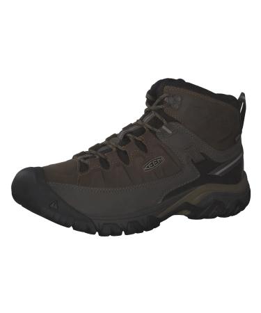 KEEN Men's Targhee 3 Mid Waterproof Hiking Boots 44 EU Bungee Cord Black