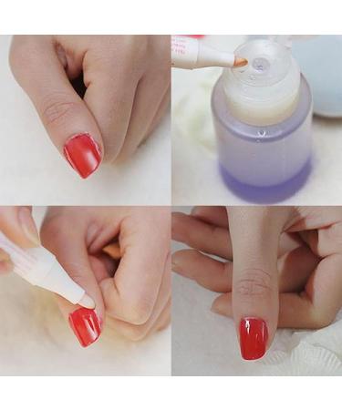 Ink2055 Nail Art Polish Corrector Pen with 3 Tips for Women - Manicure Mistakes Remover and Cleaner Tool - Buy Online on GoSupps.com