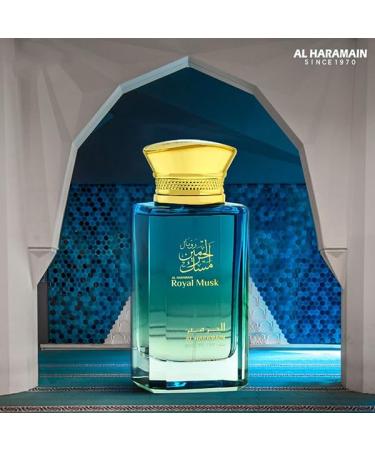 Al Haramain Royal Musk - Arabian Perfume for Women and Men - Unisex Perfume - Long Lasting Perfume for Men and Women - Floral Citrus Scent - 3.3 oz - Buy Online on GoSupps.com