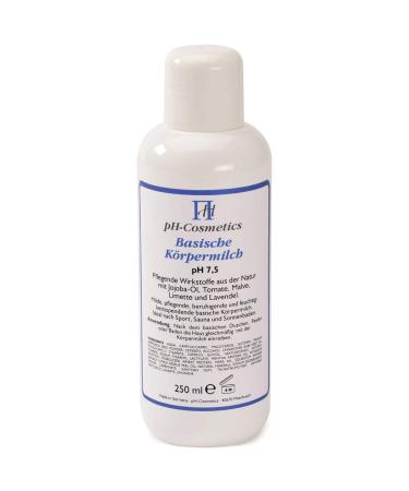 Alkaline Body Milk pH 7.5 - Nourishing Body Lotion for After Bath | pH-Cosmetics 250 ml - International Shipping Available - Buy Online on GoSupps.com