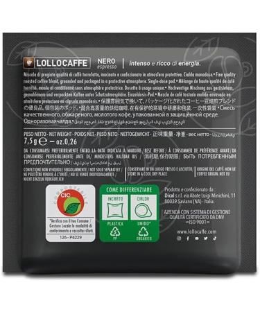 Lollo Caff 300 coffee pods Lollo mixture black delicious fragrant - Buy Online on GoSupps.com