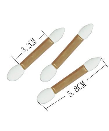 PhantomSky 50pcs Disposable Dual-Ended Latex Sponge Eyeshadow Brush Set - Perfect Makeup Applicator for Flawless Application - Buy Online on GoSupps.com