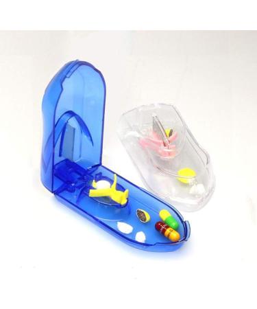 Slice Box Cutting Tablets Tools Pill splitter Pill Cutter Portable Cutting device for TravelStrong and Long-Lasting - Buy Online on GoSupps.com