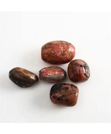 Natural Crystal Rough Crystal 500g Natural PolishedCrystal Pink Rhodonite Tumbled Stone Can be Used for Natural Stones Household yuebang