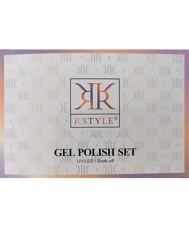 Rstyle Top Coat Gel Set - 4PC No Wipe Base & Primer UV LED Nail Lacquer - International Shipping Available - Buy Online on GoSupps.com