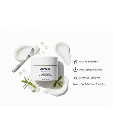 Aureeva Anti-Aging Age Restore Nighttime Therapy Hydrating & Firming Night Cream for Younger-Looking Skin 60 ml - Buy Online on GoSupps.com