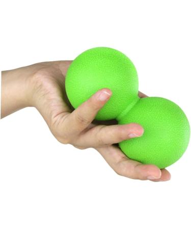 Hapinary Peanut Foot Massager - Deep Tissue Vibration Roller & Trigger Point Ball for Yoga & Relaxation - Medium Green - Buy Online on GoSupps.com