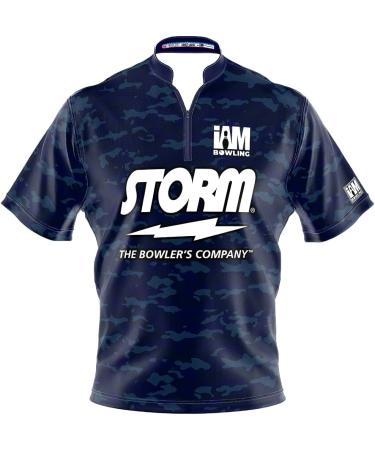 Logo Infusion Dye-Sublimated Bowling Jersey - I AM Bowling Fun Design 2042-ST - Storm - CAMO 4X-Large - Buy Online on GoSupps.com