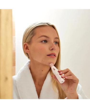 Remington WFS200 Womens Facial Shaver 2in1 Facial Shaver & Eyebrow Trimmer BareMe Waterproof Upper Lip Chin & Cheeks Battery USBC Brush & Attachment - Buy Online on GoSupps.com