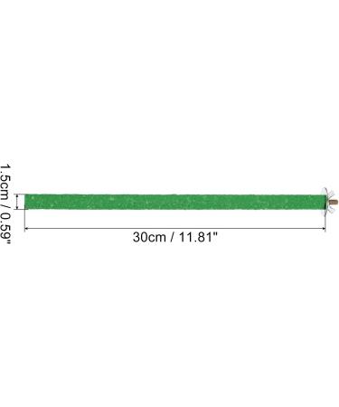 Patikil 0.6x11.8 Bird Paw Wood Bar Stand - Ideal Cage Accessory for Small Birds Parrots & Love Birds - Green - Buy Online on GoSupps.com