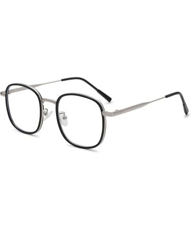 Magimodac Women s Blue Light Filter Computer Glasses - Stylish Metal Frame Anti-Blue Light Nerd Glasses in Black - Buy Online on GoSupps.com