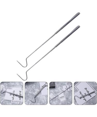 Yardwe 2pcs Snake Grabbers - 68cm Reptile Grabber & Snake Tong for Catching and Controlling Snakes - Silver Snake Hook for Rattle Snake Catcher - Buy Online on GoSupps.com