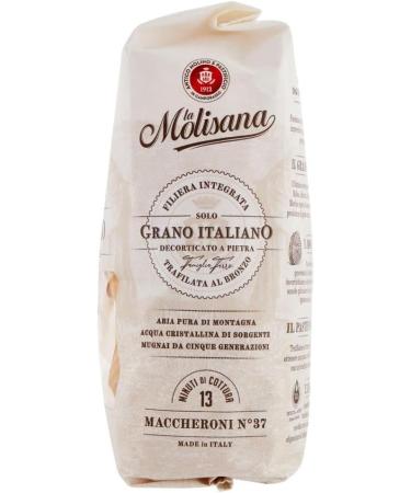  Italian Gourmet E.R. La Molisana Maccheroni No. 37 Slow-Made Pasta Hard Wheat Semolina 500g + Pulp Italian Gourmet Pulp 400g - Buy Online on GoSupps.com