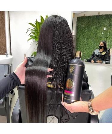 Robson Peluquero Black Love Hair Straightening RP Treatment 1.5L | Brazilian Keratin | Smoothing System for 100% Straight Hair - Buy Online on GoSupps.com