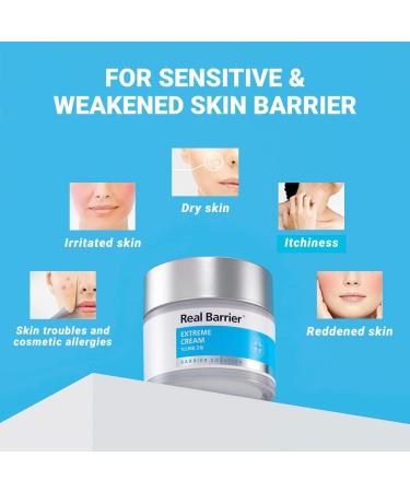Real Barrier Extreme Cream 50 ml 1.7 Fl Oz | Skin Barrier Repair & Strengthening Facial Cream with Hyaluronic Acid and Ceramide | Facial Moisturizer for Dry Skin | K-Beauty for Sensitive Skin - Buy Online on GoSupps.com