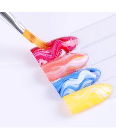 1PC UV Gel Nail Brush with Rhinestone Handle - Nylon Ombre Art Painting Pen for Pro Nail Design & Gradient Color - Buy Online on GoSupps.com