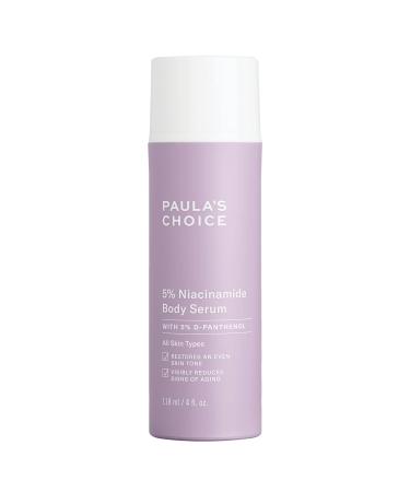 Paula's Choice 5% Niacinamide Body Serum - Moisturizing Cream Targets Texture Irregularities - Prevents Aging and Dark Spots - with Niacinamide - All Skin Types - 118 ml