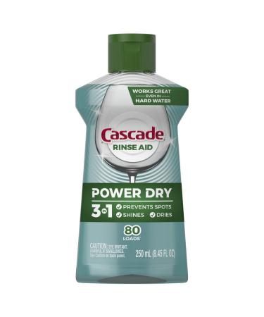 Cascade Platinum Dishwasher Rinse Aid, 8.45 fl oz (Packaging May Vary) 8.45 Fl Oz (Pack of 1) Regular Scent