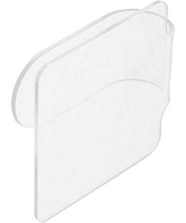 OUNONA Palette de Maquillage Transparente Acrylique Petite Taille Mixage Fond de Teint Polyvalente Usage Professionnel et Personnel - Buy Online on GoSupps.com