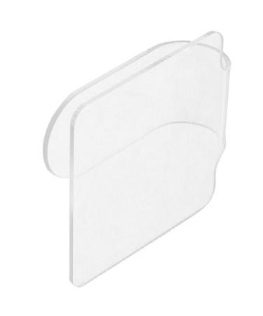 Palette de Maquillage Acrylique Transparente Ergonomique pour Fond de Teint Plateau de M lange Portable et Facile Nettoyer pour Nail Art et Maquillage