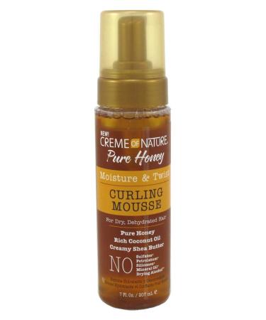 Creme of Nature Pure Honey Curling Mousse 7oz Pump (Pack of 3) - Moisturizing Hair Styling Mousse - Buy Online on GoSupps.com
