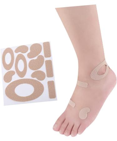 Anti-Wear Foot Pads - 10 Sheets Moleskin Tape Insoles | Gel Heel Sticker for High Heels | Skin-Friendly Slip Protection - Buy Online on GoSupps.com