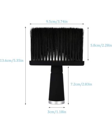 Neck Duster Brush Hairdresser Hair Cleaning Brush Hairdresser Neck Brush Hairdressing Supplies Hair Cutting Brush Neck Duster Soft Brush for Hair Cutting Salon Stylist Barber Hair Stylist (Black) - Buy Online on GoSupps.com