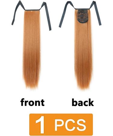 Prinfantasy Ginger Wig Long Pony Tail Hair Extension 22Inch - Wrap Around Ponytail Hairpiece for Women | 1Pc GBMW041 - Buy Online on GoSupps.com