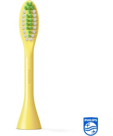 Philips One Electric Toothbrush Brush Heads - Pack of 2 (BH1022/02) - Mango Yellow - International Shipping Available - Buy Online on GoSupps.com