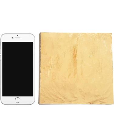 YongBo Gold Leaf Sheets 100 pc - 5.5 Gold Foil Paper for Arts, Crafts, Painting, Gilding, Slime, Nail Design, Furniture Decoration - 14cm - Buy Online on GoSupps.com