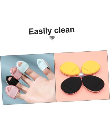 CANIGHT 6pcs Doigts Mini Poudre Femme Coussin De Doigt Femme Maquillage Portable Fournitures De Maquillage - Buy Online on GoSupps.com