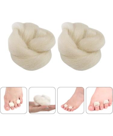 Lambs Wool Toe Spacers - 2pcs | Soft Feet Cushion & Separator - Buy Online on GoSupps.com