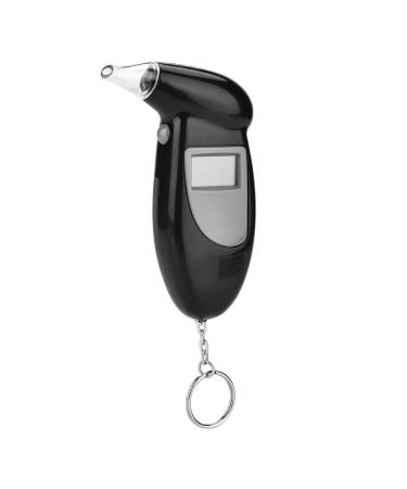 Alcohol Breath Tester Analyzer  LCD Screen Breath Alcohol Tester Professional-Grade Accuracy Digital Alcohol Detector Portable Breath Checker Analyzer No Backlight with 5 Mouthpieces for alcohol