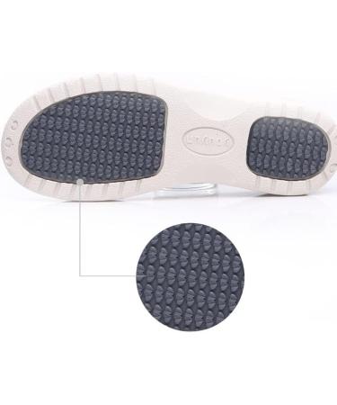 Men's Breathable Adjustable Diabetic Shoes - Wide Width Anti-Slip Slippers for Bunions, Arthritis, and Swollen Feet - Grey Size 8.5 - Buy Online on GoSupps.com