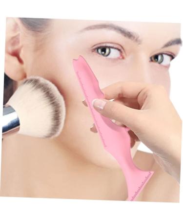 Ipetboom 3pcs Silicone Beauty Ruler Eye Shadow Lipstick Makeup Tool Eyeshadow Guide Template Eyebrow Pencil 15X4.15CM Pink-2 - Buy Online on GoSupps.com