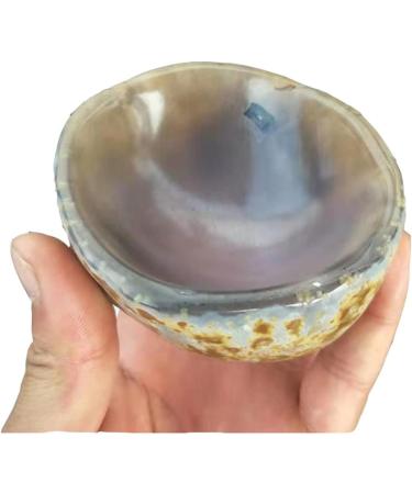 Natural Sphere Folk Crafts Gemstone Natural Carved Crystal Singing Bowl 65mm-75mm for Decoration for Home Decoration for Decoration Gift Decoration feng Shui. - Buy Online on GoSupps.com