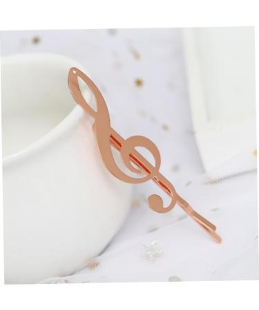 minkissy Hairpins for Co-workers Hair Pin Musical Note Hair Clip Alloy Hair Clip Hair Clips for Girls Goody Hair Clips for Women Girl Hairpin Women Hairpin Rose Gold Women's - Buy Online on GoSupps.com