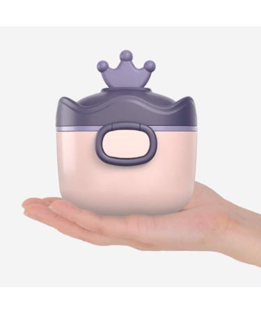 Fiacvrs Baby Milk Powder Dispenser with Spoon - Purple | Detachable & Large Capacity for Easy Feeding - Buy Online on GoSupps.com